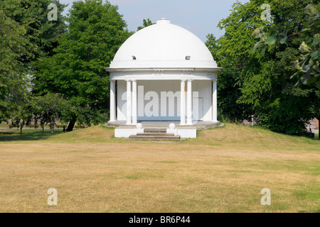 Vale Park bandstand Wallasey, Merseyside. Stock Photo