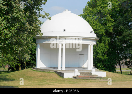 Vale Park bandstand Wallasey, Merseyside. Stock Photo