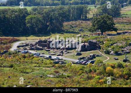 Devil's Den, Civil War Battlefield, Gettysburg, PA Stock Photo - Alamy