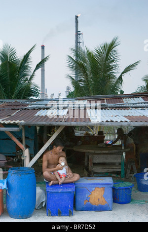 Map Ta Phut Industrial Estate Stock Photo