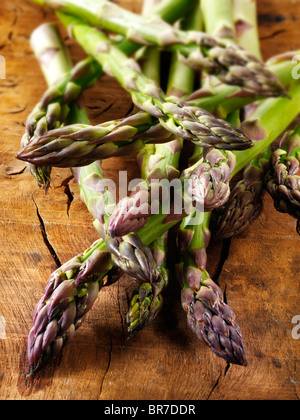 fresh asparagus spears. Stock Photo