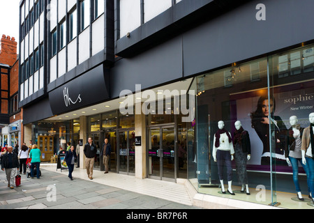 BHS store in Chester town centre, Cheshire, England, UK Stock Photo