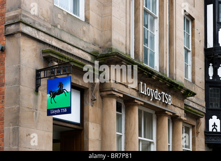 Lloyds TSB bank in Chester town centre, Cheshire, England, UK Stock Photo