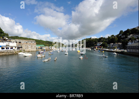 The pretty town of Looe in Cornwall Stock Photo
