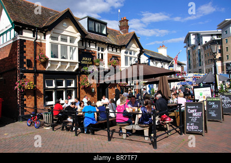 The 'Jolly Sailor' Pub, The Quay, Poole, Dorset, England, United Kingdom Stock Photo