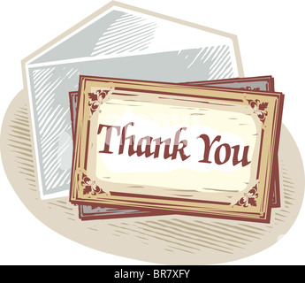 Thank you card Stock Photo