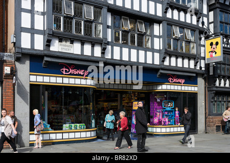 Disney store on Foregate Street in Chester town centre, Cheshire, England, UK Stock Photo