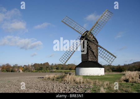 Pitstone Windmill Stock Photo