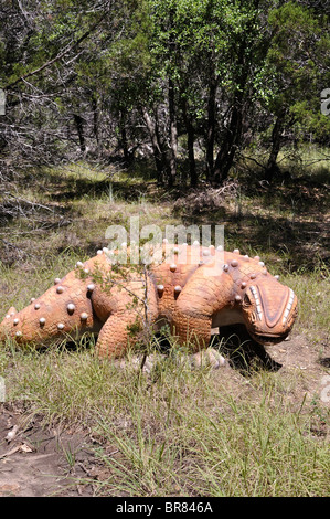 Minmi, Dinosaur World, Glen Rose, Texas, USA Stock Photo