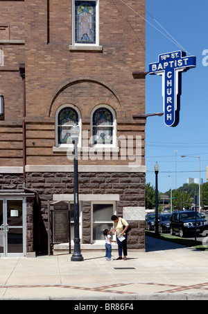 16th Street Baptist Church in Birmingham, Alabama Stock Photo