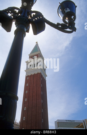 Venetian Hotel casino Las Vegas Nevada USA copy Venice theme Stock Photo