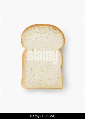 Slice of white bread Stock Photo