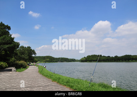 Mizumoto park in summer Stock Photo