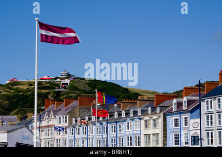 Europe, Uk, Wales, Ceredigion, Aberystwyth Constitution Hill Stock Photo