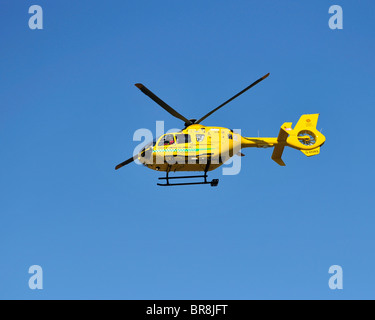 air ambulance helicopter Stock Photo