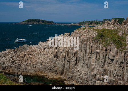 Tojinbo Cliffs Stock Photo