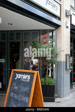 Jamie Oliver's new Italian restaurant in Covent Garden, London Stock Photo