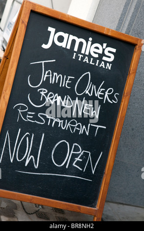 Jamie Oliver's new Italian restaurant in Covent Garden, London Stock Photo
