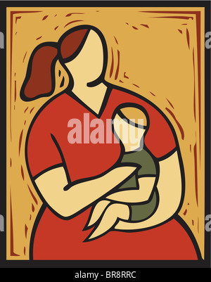 Illustration of a Kid Holding His Pee Stock Photo - Alamy