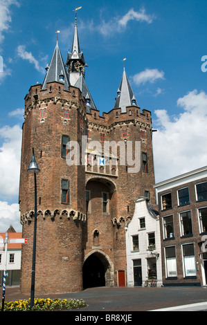 Zwolle Sassenpoort old Gate Overijssel Netherlands Stock Photo