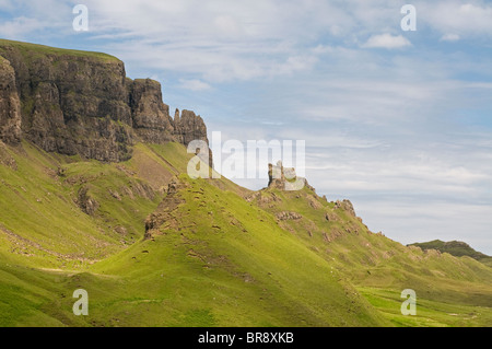 The Quirang Isle of Skye, Inverness-shire Scotland.  SCO 6621 Stock Photo