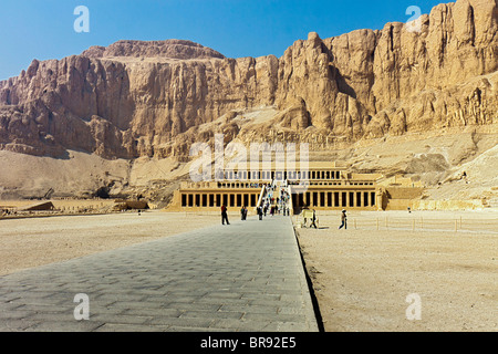 Egypt Thebes Temple Of Queen Hatshepsut Stock Photo