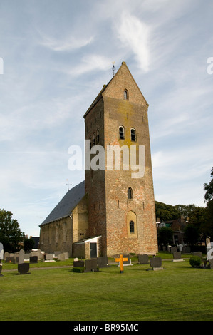Friesland  Netherlands Parrega Church Graveyard Stock Photo