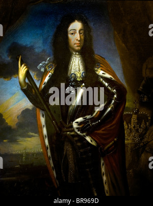 William III 1650 – 1702 Willem III of Orange van Oranje Netherlands Dutch Holland William III over England  Ireland Scotland Stock Photo