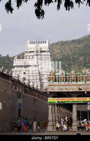 The Arunachaleshwara Temple (Chola Period 9th - 13th century) in Thiruvannamalai, Tamil Nadu. Stock Photo