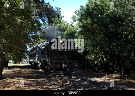 Steam train from the California State Railroad Museum Stock Photo