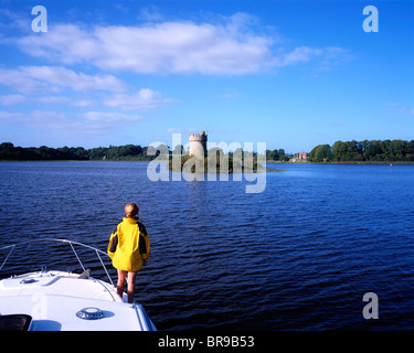 Lough Erne, Crom Castle, Co. Fermanagh, Ireland Stock Photo