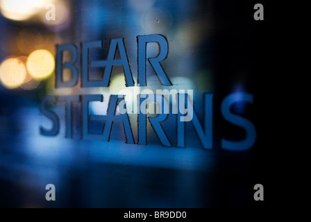 Bear Stearns banking headquarters in New York City NY. Stock Photo