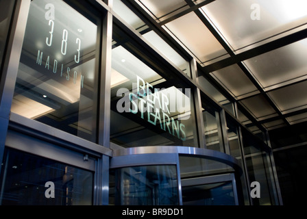 Bear Stearns banking headquarters in New York City NY. Stock Photo