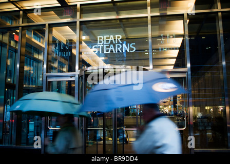 Bear Stearns banking headquarters in New York City NY. Stock Photo