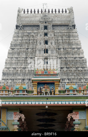 The Arunachaleshwara Temple (Chola Period 9th - 13th century) in Thiruvannamalai, Tamil Nadu. Stock Photo