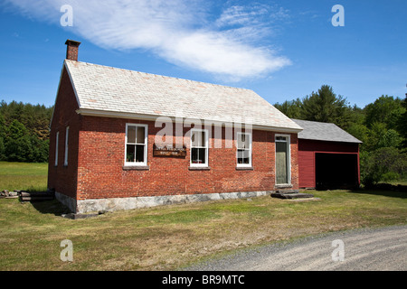 Little Red Schoolhouse Stock Photo