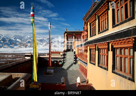Thiksey monastery in Ladakh. Stock Photo