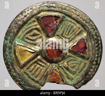 Anglo-Saxon brooch Stock Photo