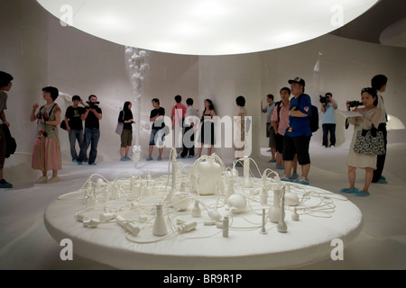 Chinese women artists Stock Photo