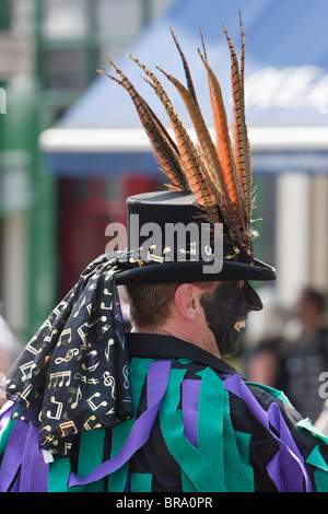 A members of the Wicket Brood Border Morris at St Albans Festival 2010 Stock Photo