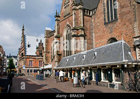Haarlem Netherlands The Grote Kerk St Bavokerk Stock Photo