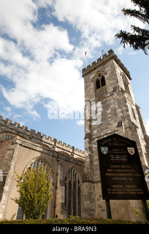 Sarum St Thomas and St Edmund Church. The Church of St Thomas Beckett founded 1220AD Salisbury Wiltshire England Stock Photo