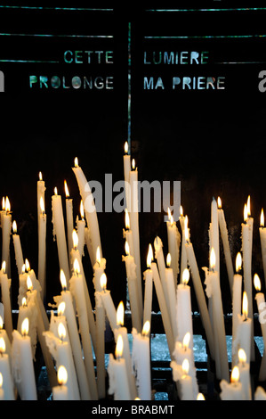 Candles, Lourdes, Hautes Pyrenees, France, Europe