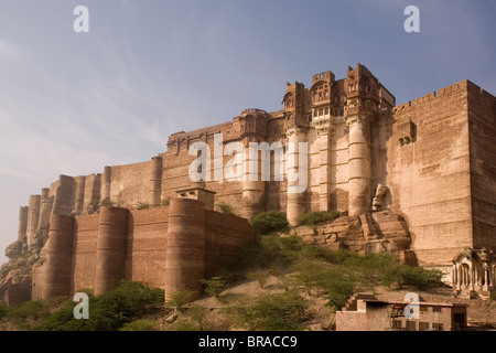 Meherangarh Fort, Jodhpur, Rajasthan, India, Asia Stock Photo