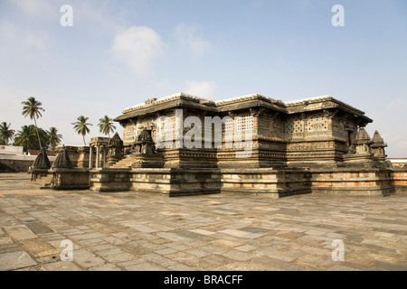 The Hoysala style Chennakeshava Temple at Belur, Karnataka, India, Asia Stock Photo