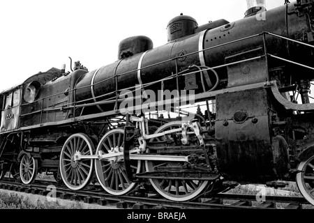 CY116 Retired Train 1935 Trans Siberian Railroad Museum Ulan Batar Mongolia Stock Photo