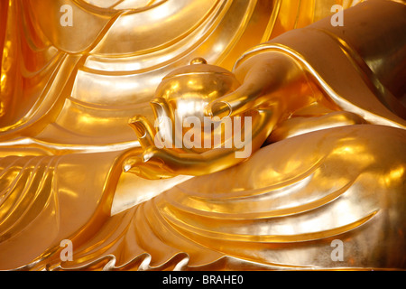 Detail of the medicine bowl of Bhaisajya Buddha (Medicine Buddha), Seoul, South Korea, Asia Stock Photo