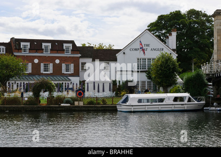 The Compleat Angler Restaurant by the River Thames, Marlow, Buckinghamshire, England, UK. Stock Photo