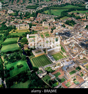 Aerial view of Cambridge, Cambridgeshire, UK Stock Photo