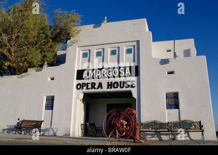 Amargosa Opera House in Death Valley Junction in California. This building is listed in the National Register of Historic Places. Stock Photo